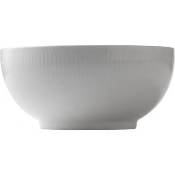 Royal Copenhagen Weiß Gerippt Schüssel 180 cl