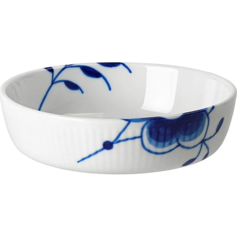 Royal Copenhagen Mega Blau Gerippt Schale 12,5 cm