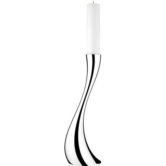 Georg Jensen Cobra Bodenkerzenhalter 50 cm Edelstahl