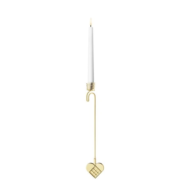 Georg Jensen 2025 Kerzenhalter Herz gold