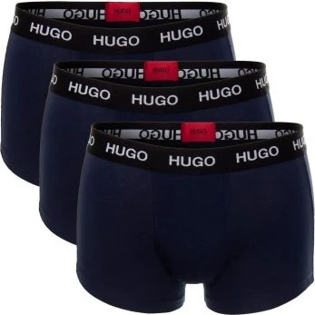 HUGO 3er Pack Triplet Trunk Marine Blau Herren