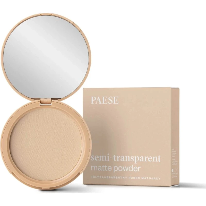 Paese Cosmetics Mineral Kompakt Puder, 9g, Warmes Beige