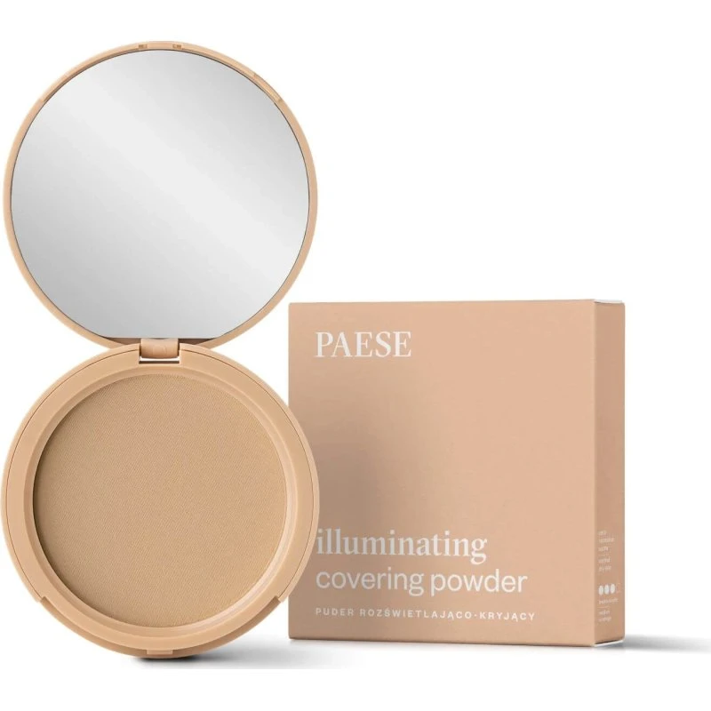 Paese Cosmetics Illuminating & Covering Powder, 1C Warmes Beige, 9g