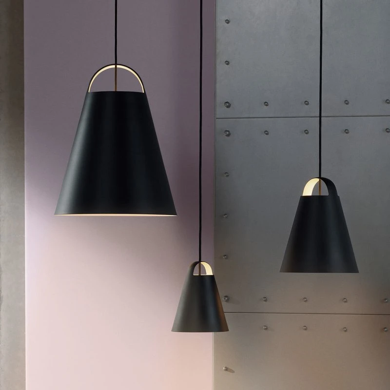 Louis Poulsen Above Pendelleuchte, Schwarz, Ø17,5 cm