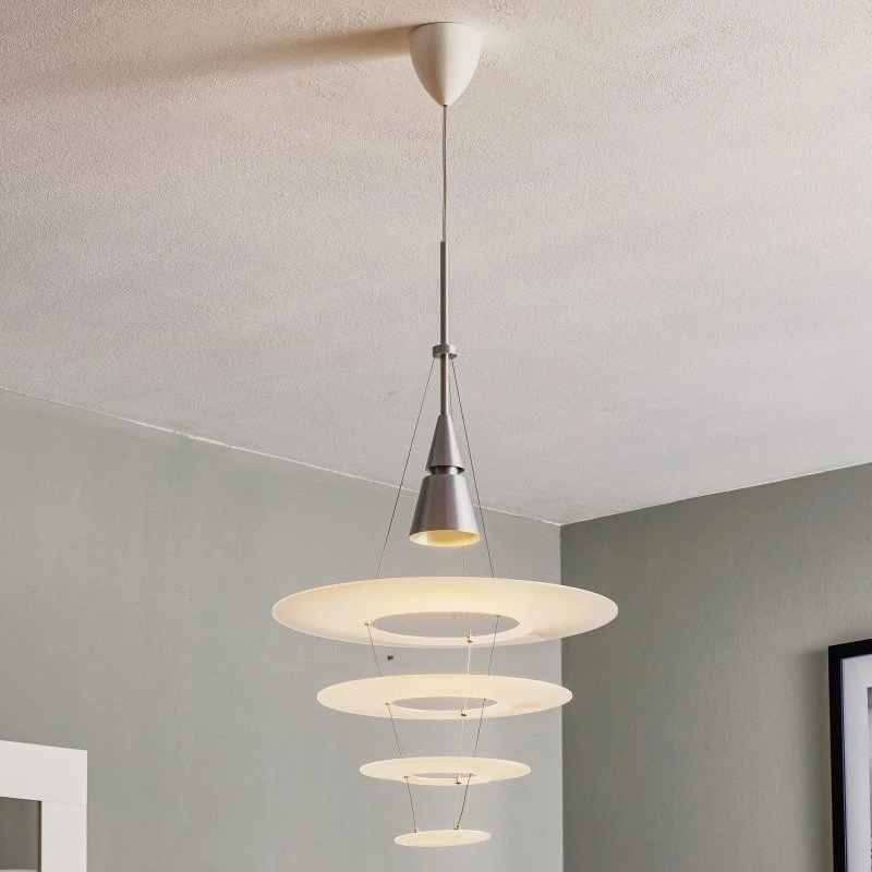 Louis Poulsen Enigma 425 Pendelleuchte - Aluminium gebürstet