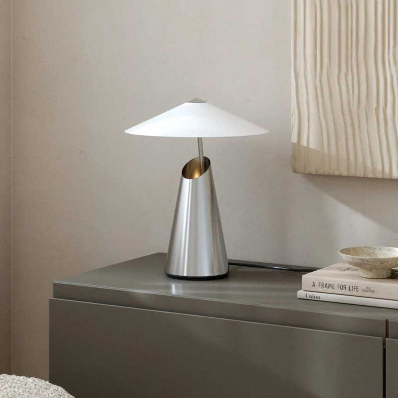 Nordlux Taido Tischleuchte Chrome - Design Metall Lampe