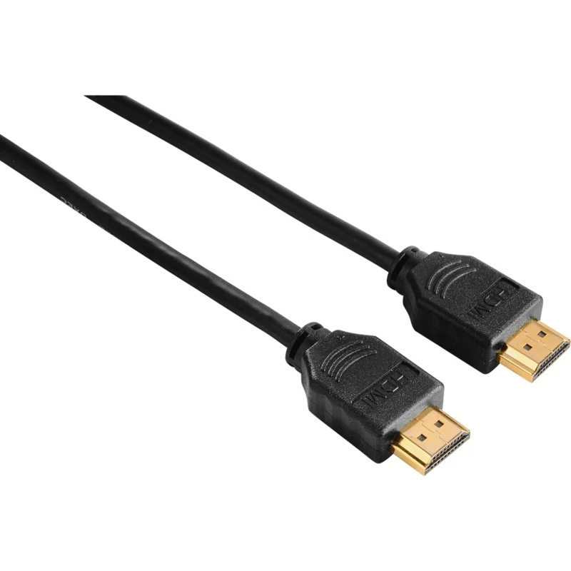 Hama 205002 HDMI-Kabel 1,5m vergoldet schwarz