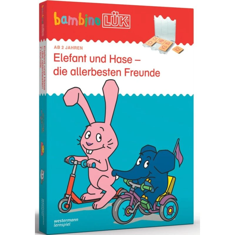 bambinoLÜK-Set Elefant und Hase - die allerbesten Freunde