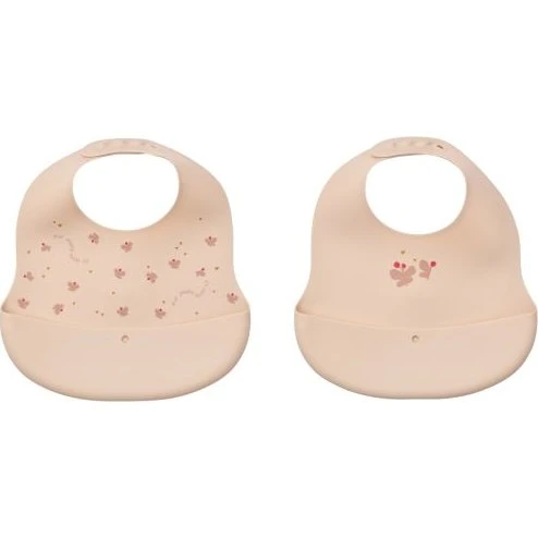 Liewood Ember 2er-Pack Lätzchen Mini Butterfly/Apple Blossom