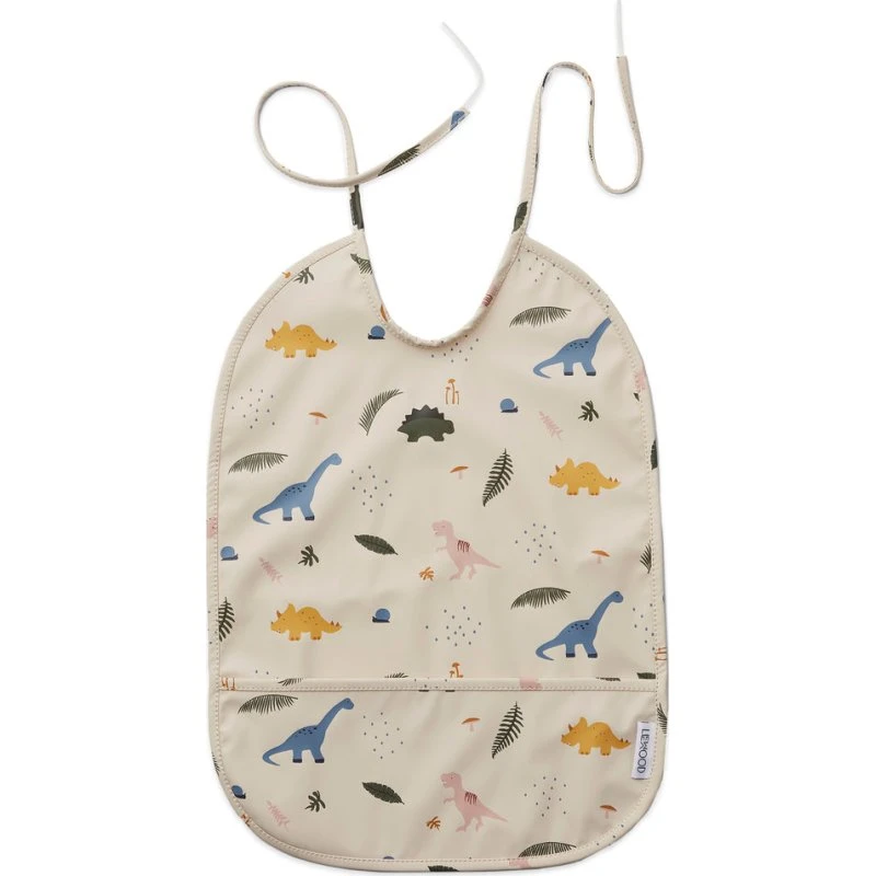 Liewood Lai Lätzchen Dino Mix, wasserdicht, recyceltes Polyester