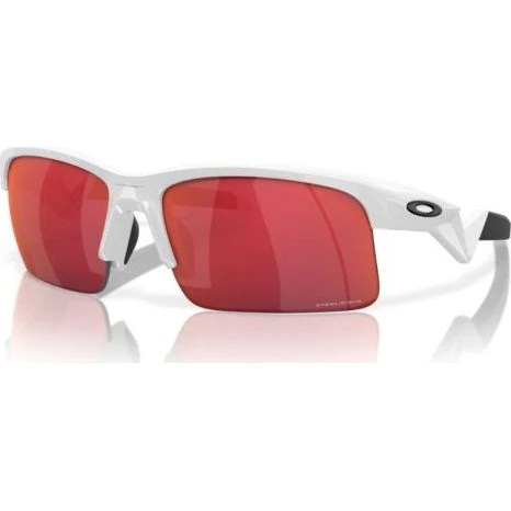 Oakley Capacitor Kinder Sonnenbrille Weiß Prizm