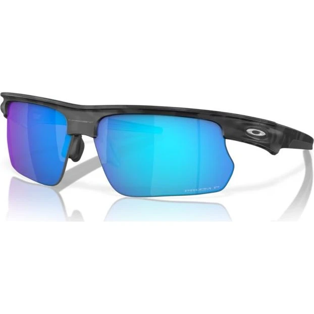 Oakley BiSphaera Sonnenbrille Matte Grey Camo mit Prizm Sapphire Polarized