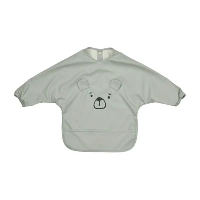 Liewood Merle Printed Cape Bib Mr Bear Dove Blau