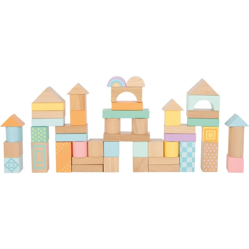 Small Foot Holzbausteine Pastell 50 Stk