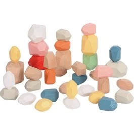 Eduplay Wackelblocks 36er Set aus Birkenholz