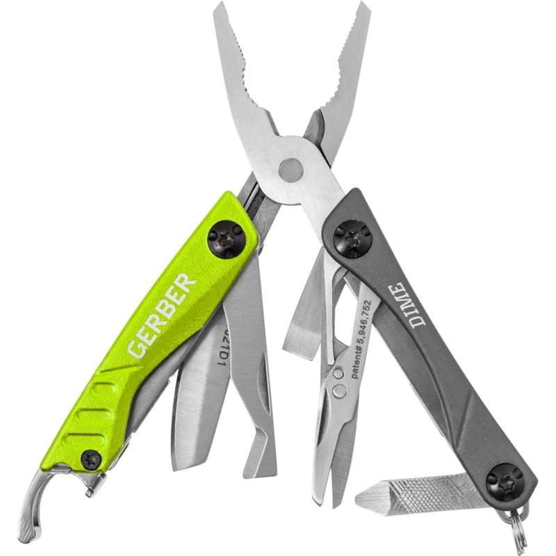 Gerber Dime Multitool Grün, 11 Werkzeuge