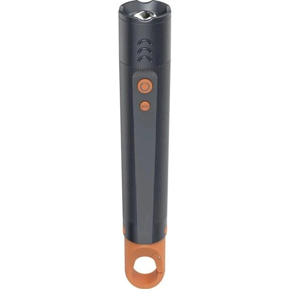 Hama FLX600 LED-Taschenlampe Grau, 4 Modi, Zoom, stoßfest