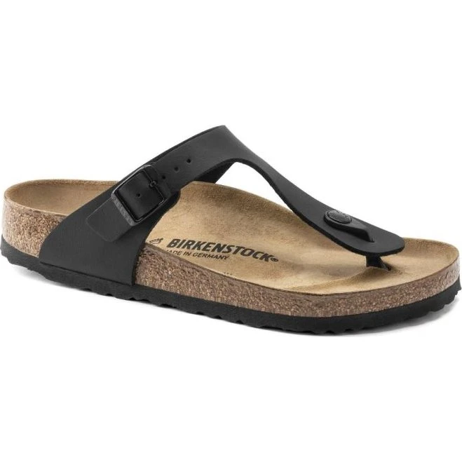 Birkenstock Gizeh Sandalen Birko-Flor Schwarz