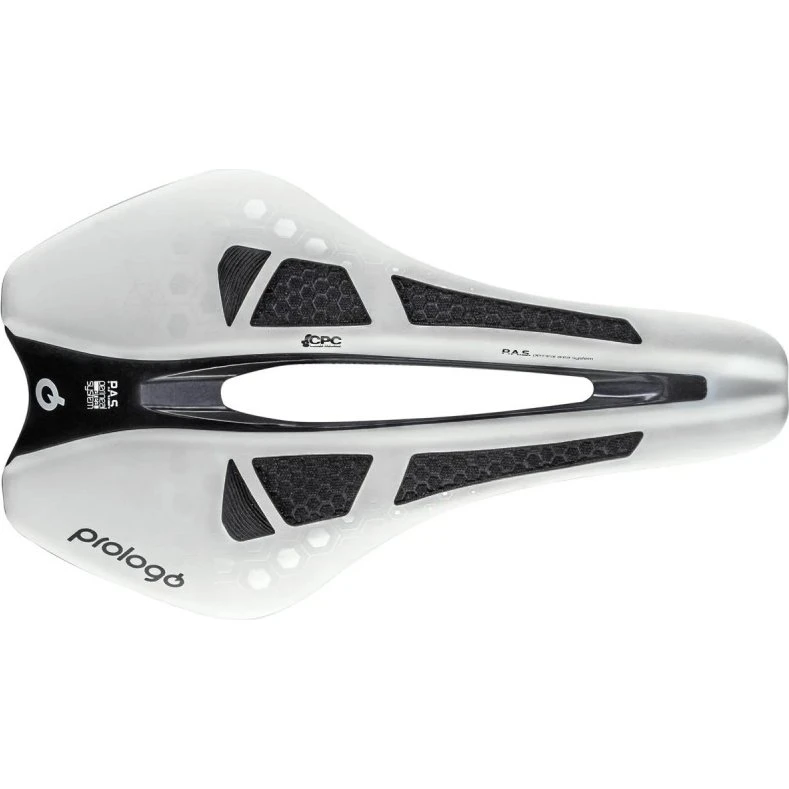 Prologo Dimension TRI Nack Sattel 143mm Carbon weiß-silber