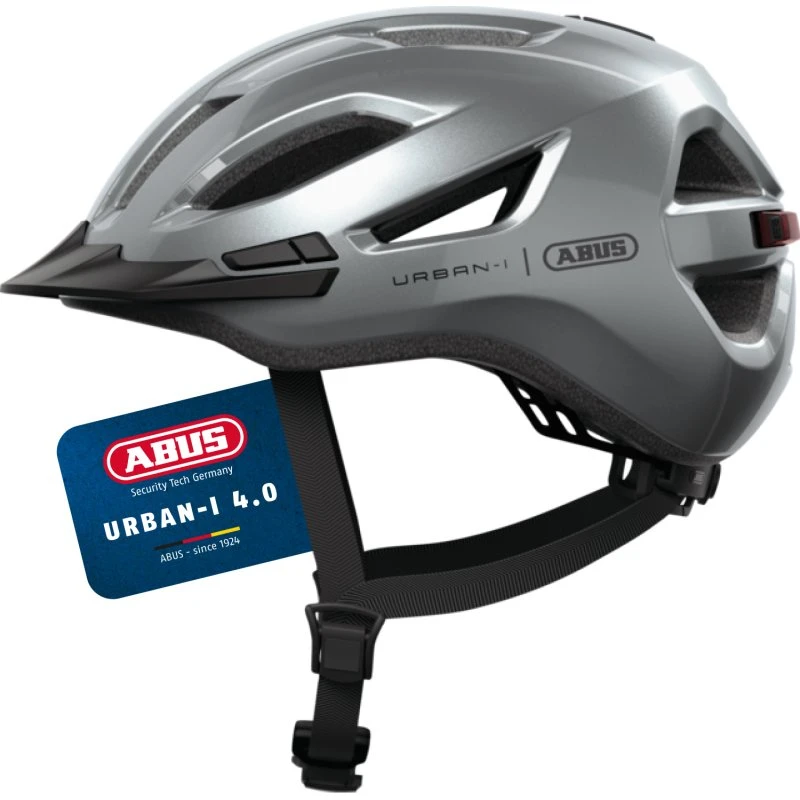 ABUS Fahrradhelm Urban-I 4.0 Graphite Silver