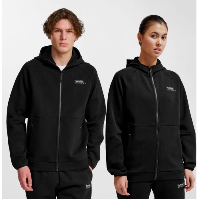 Hummel Tech Fleece Zip Hoodie Schwarz