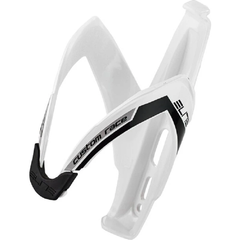 Elite Custom Race Flaschenhalter Weiß/Schwarz glänzend