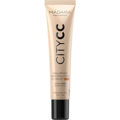 Madara Hyaluronic Anti-Pollution CC Cream SPF 15, Light Beige, 40ml