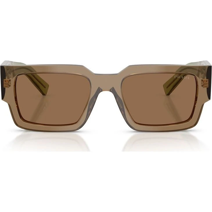 Prada PR B17S Sonnenbrille Herren - Braun - Rechteckig