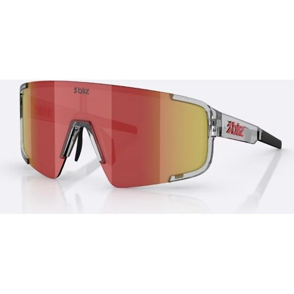 Bliz P003 Sonnenbrille - Transparent Dark Grey mit Red-Glas