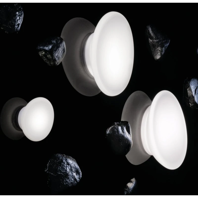 Stilnovo Dynamic LED-Wandleuchte, 19 cm, Muranoglas