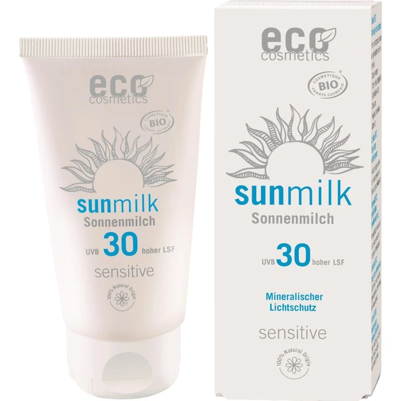 Eco Cosmetics Sonnenmilch LSF30 sensitive 75ml