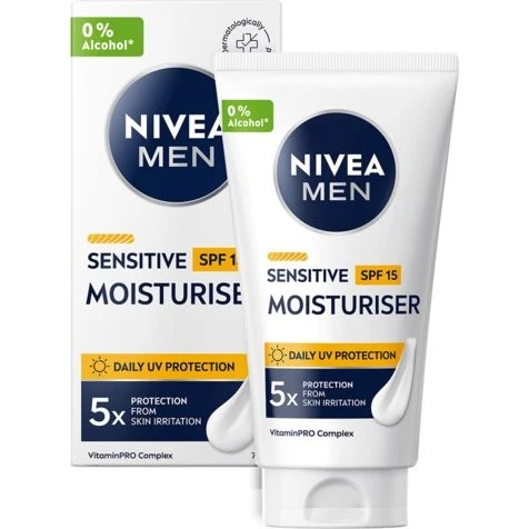 NIVEA Men Sensitive SPF 15 Moisturiser 75ml
