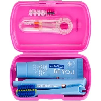 Curaprox Be You Ortho Travel Set Pink