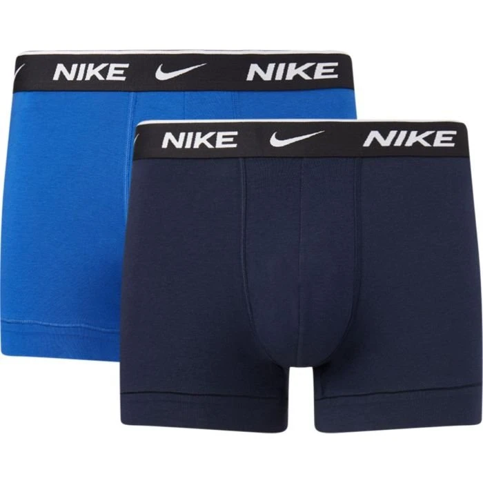 Nike Trunk Short Boxershorts 2er-Pack Dunkelblau - S