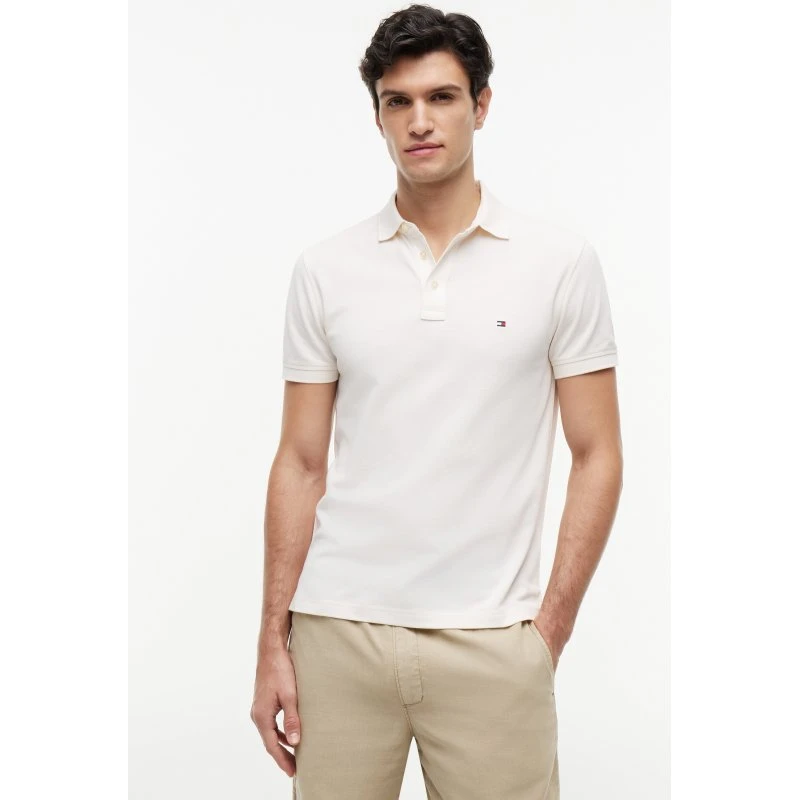 Tommy Hilfiger Poloshirt 1985 Slim Fit Piqué Beige