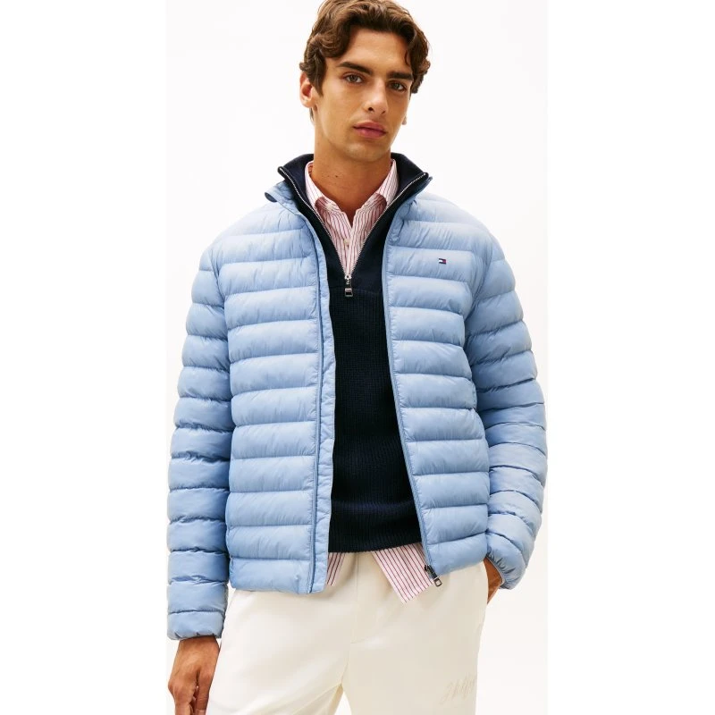 Tommy Hilfiger Steppjacke Packable Recycled Jacket Blau