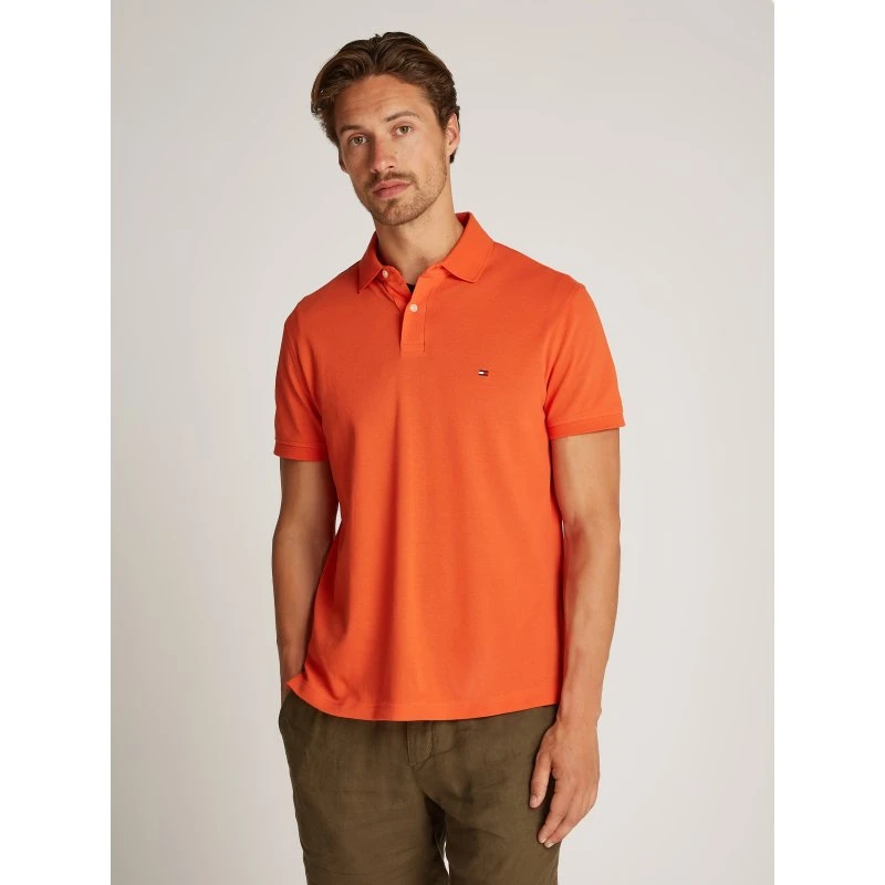 Tommy Hilfiger Poloshirt 1985 Regular Fit Orange Piqué