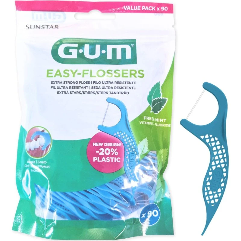 GUM EASY-FLOSSERS Zahnseidesticks 90 Stück
