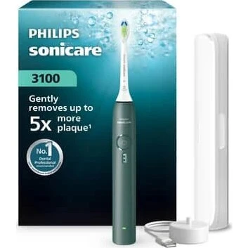 Philips Sonicare 3100 Elektrische Zahnbürste, Waldgrün, HX4033/26