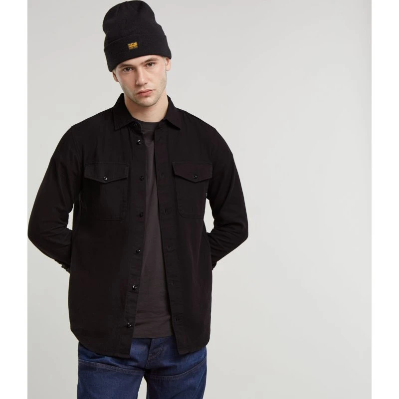 G-Star Raw Herren Slim Fit Hemd Marine Blau D24963
