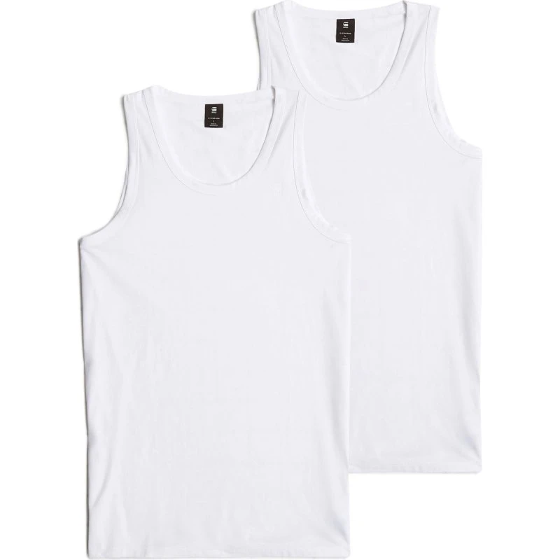 G-Star Raw Tanktop Weiß Regular Fit