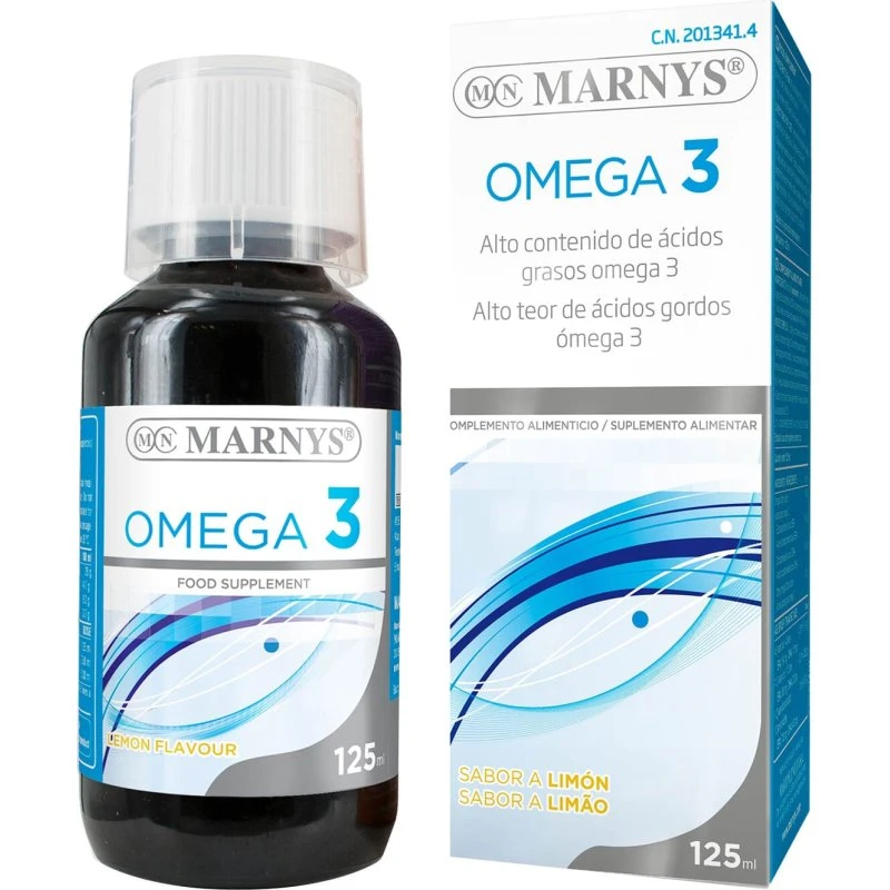 MARNYS Omega-3 Zitronengeschmack 125 ml
