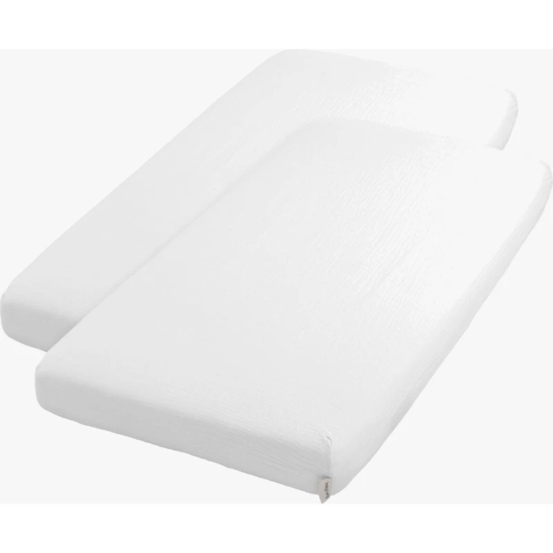 Baby's Only Spannbettlaken Tender 2er-Pack 40x80 cm, Weiß