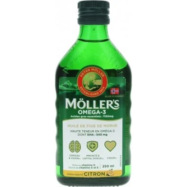 Möller's Omega-3 Zitronenaroma 250 ml