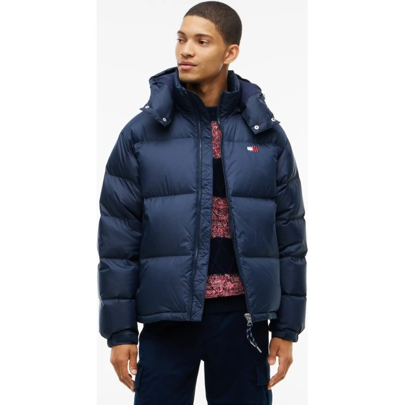 Tommy Jeans Alaska Down Puffer Jacke Dunkelblau L