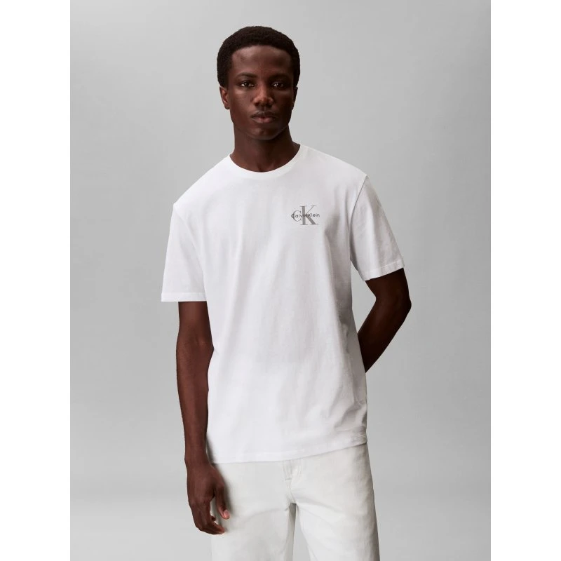 Calvin Klein Jeans T-Shirt Jersey Classic Weiß Regular Fit