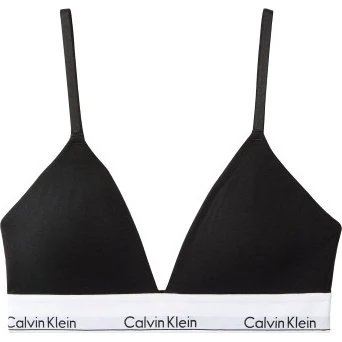 Calvin Klein Icon Cotton Modal Triangle Bralette Schwarz XL