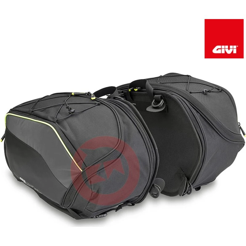 Givi EA127B 30L erweiterbare Motorradsatteltaschen schwarz