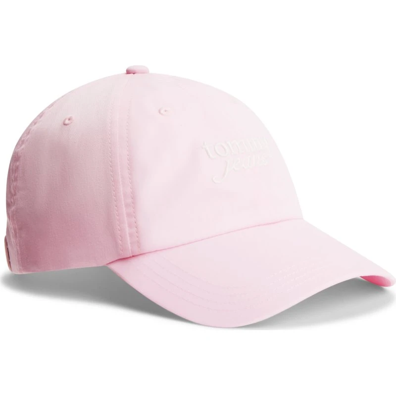 Tommy Jeans Baseball Cap TJW SCRIPT LOGO in Hellrosa
