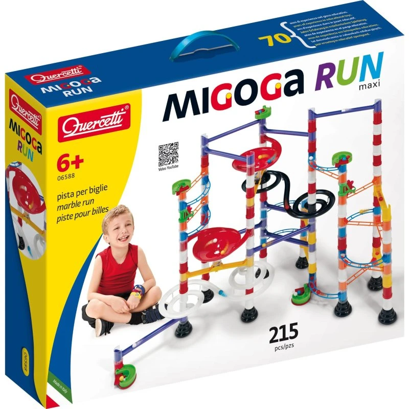 Quercetti Migoga Run Maxi Kugelbahn (215 Teile)